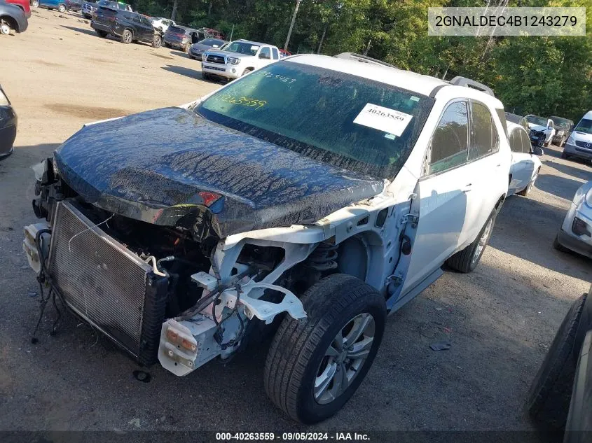 2GNALDEC4B1243279 2011 Chevrolet Equinox 1Lt