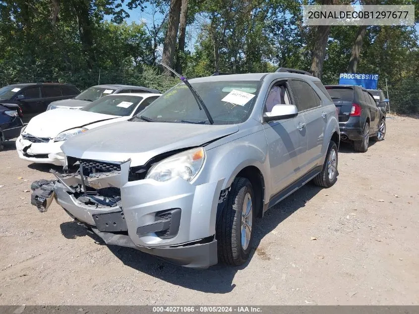 2GNALDEC0B1297677 2011 Chevrolet Equinox Lt