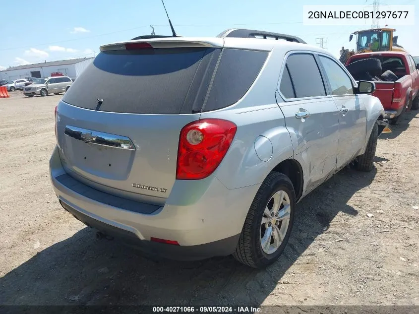 2GNALDEC0B1297677 2011 Chevrolet Equinox Lt