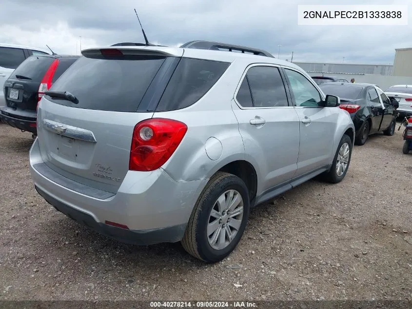 2GNALPEC2B1333838 2011 Chevrolet Equinox 2Lt