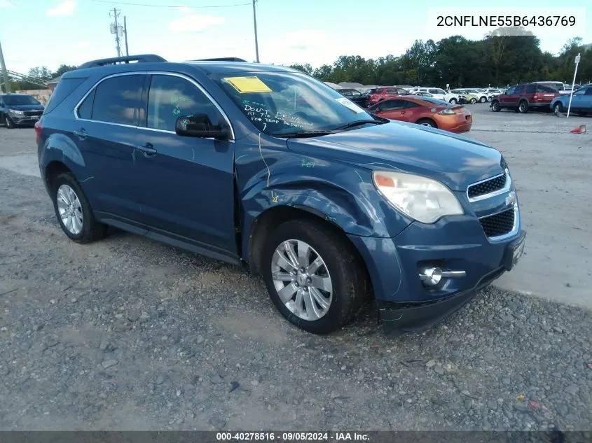 2CNFLNE55B6436769 2011 Chevrolet Equinox 2Lt