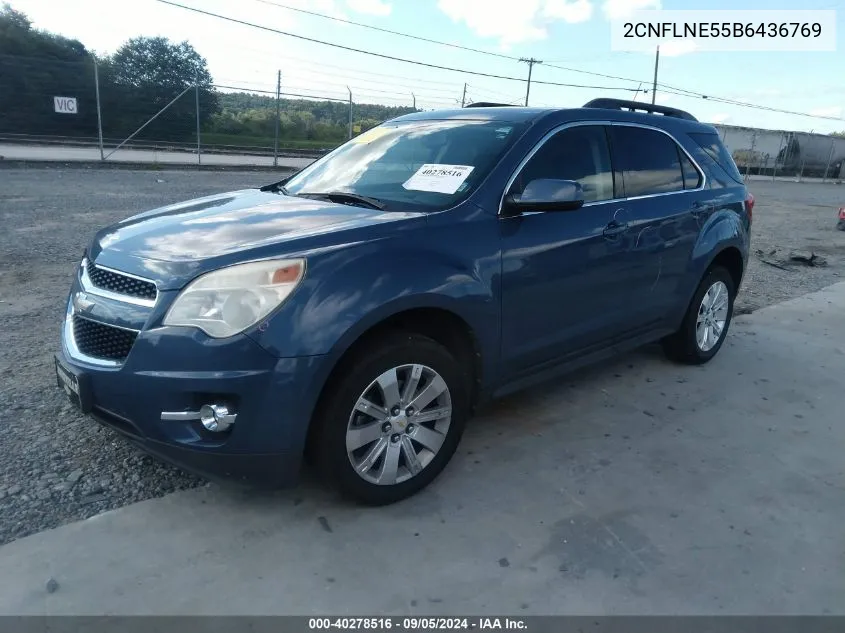 2CNFLNE55B6436769 2011 Chevrolet Equinox 2Lt