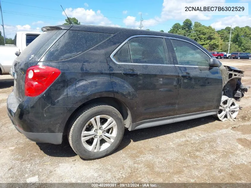 2011 Chevrolet Equinox Ls VIN: 2CNALBEC7B6302529 Lot: 40299351