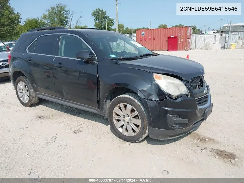 2011 Chevrolet Equinox 1Lt VIN: 2CNFLDE59B6415546 Lot: 40303787