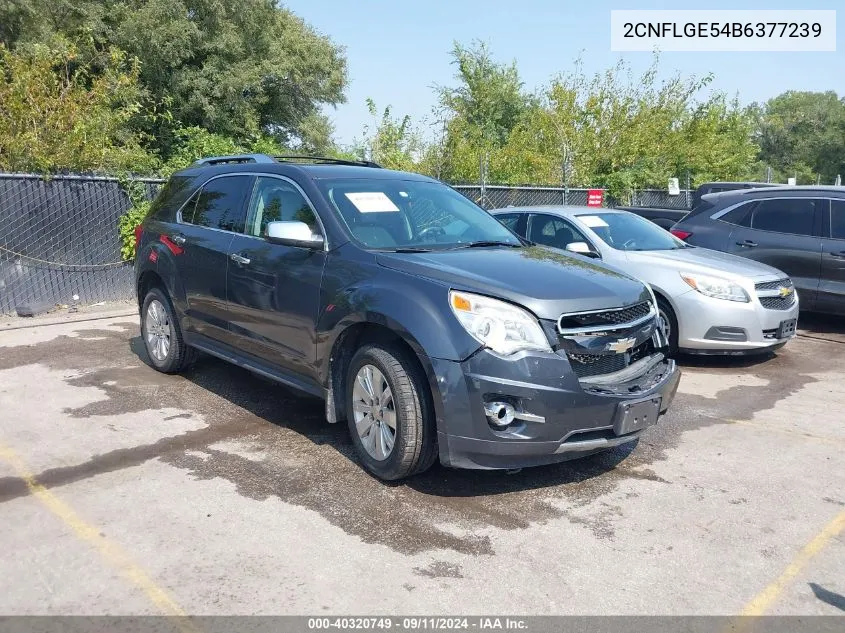 2011 Chevrolet Equinox Ltz VIN: 2CNFLGE54B6377239 Lot: 40320749