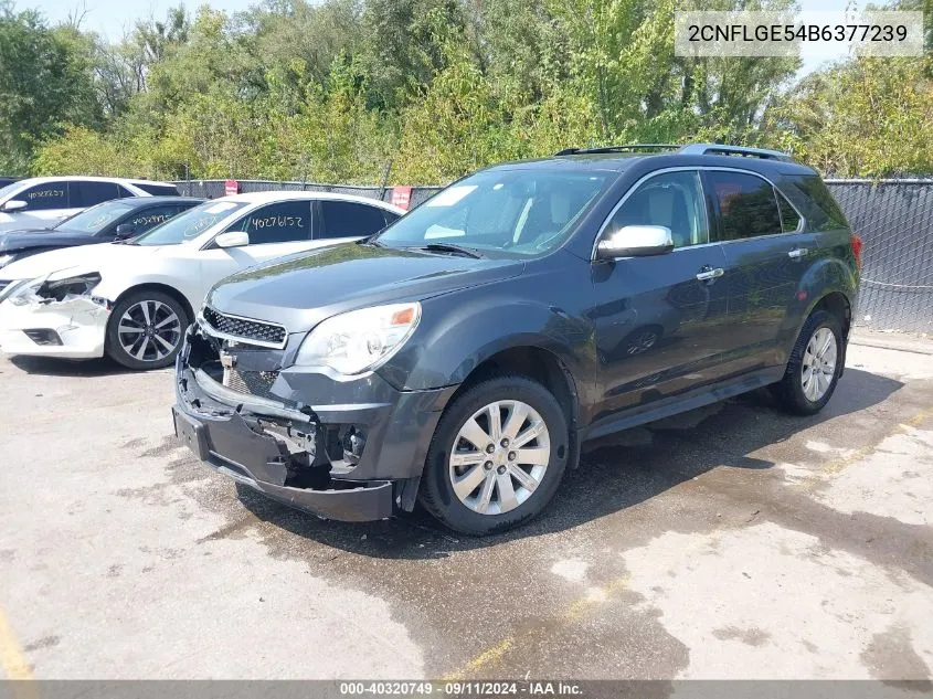 2011 Chevrolet Equinox Ltz VIN: 2CNFLGE54B6377239 Lot: 40320749