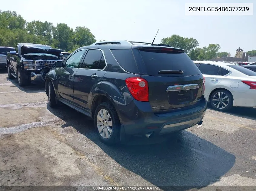 2CNFLGE54B6377239 2011 Chevrolet Equinox Ltz