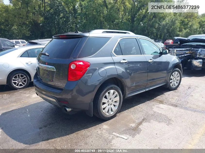 2CNFLGE54B6377239 2011 Chevrolet Equinox Ltz