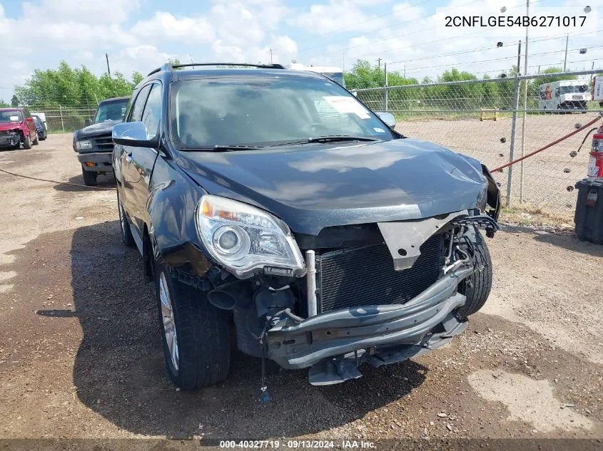 2011 Chevrolet Equinox Ltz VIN: 2CNFLGE54B6271017 Lot: 40327719