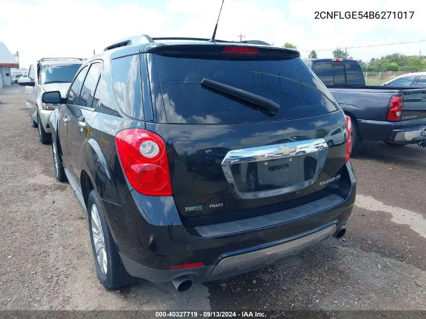 2CNFLGE54B6271017 2011 Chevrolet Equinox Ltz