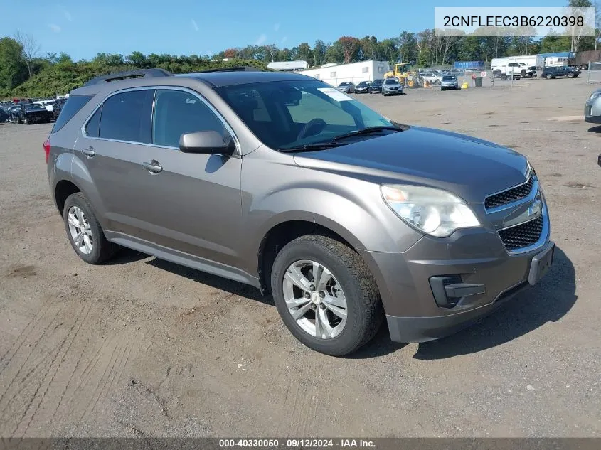 2CNFLEEC3B6220398 2011 Chevrolet Equinox 1Lt