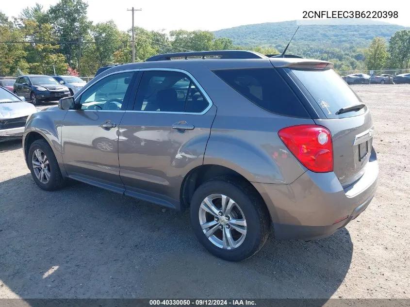 2011 Chevrolet Equinox 1Lt VIN: 2CNFLEEC3B6220398 Lot: 40330050