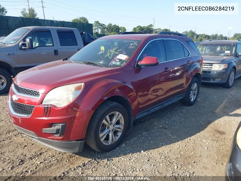 2011 Chevrolet Equinox 1Lt VIN: 2CNFLEEC0B6284219 Lot: 40335705