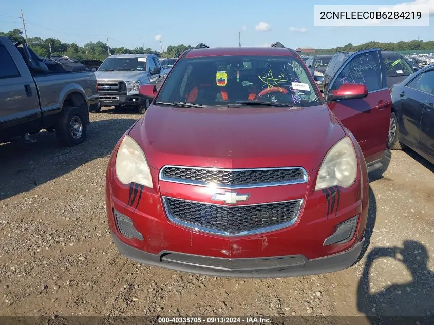 2011 Chevrolet Equinox 1Lt VIN: 2CNFLEEC0B6284219 Lot: 40335705