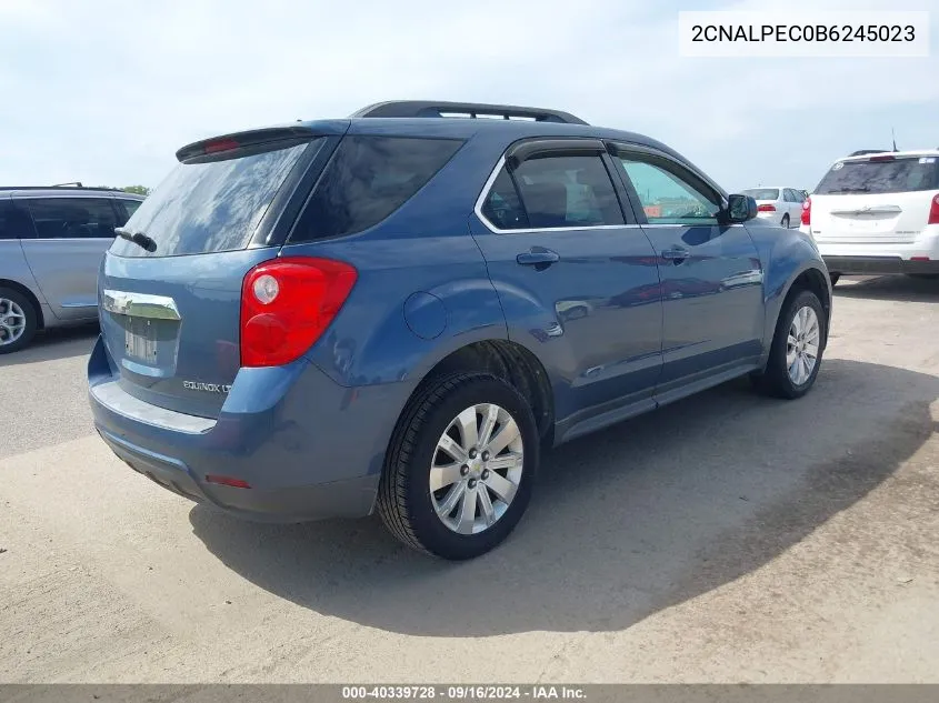 2CNALPEC0B6245023 2011 Chevrolet Equinox 2Lt