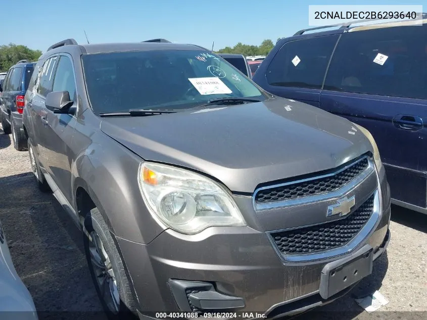 2011 Chevrolet Equinox 1Lt VIN: 2CNALDEC2B6293640 Lot: 40341088