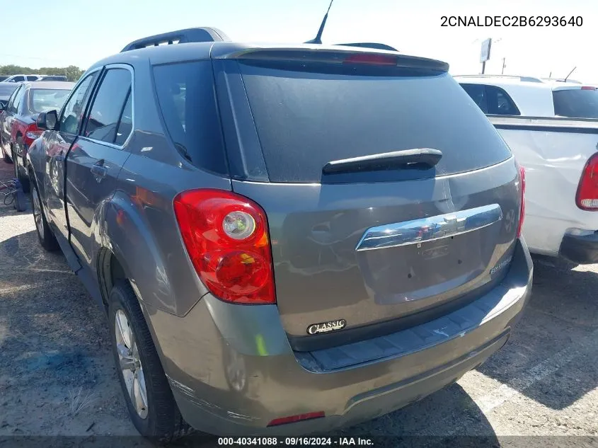 2011 Chevrolet Equinox 1Lt VIN: 2CNALDEC2B6293640 Lot: 40341088