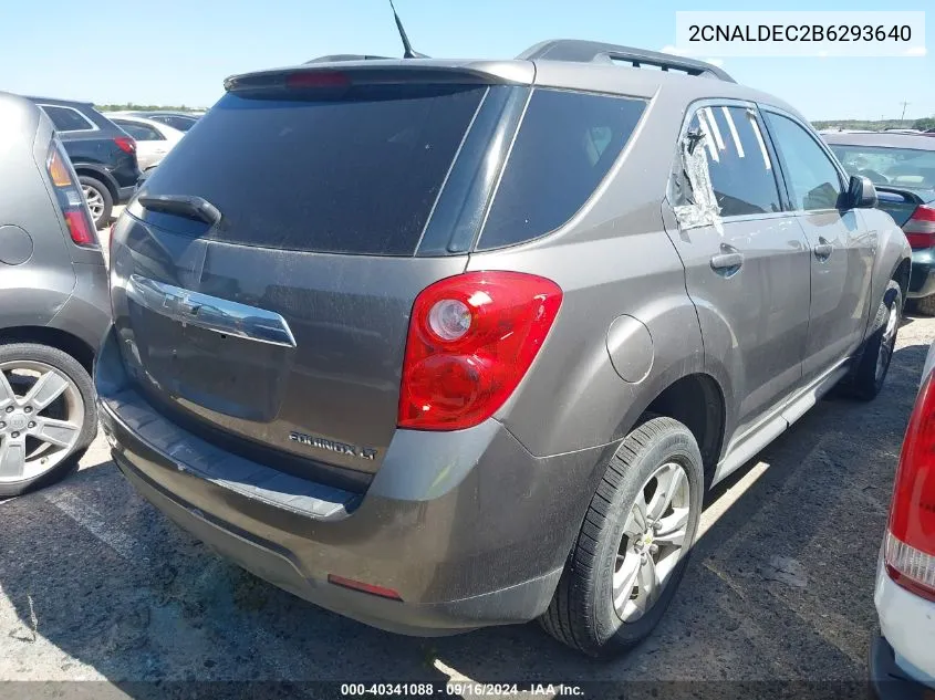 2011 Chevrolet Equinox 1Lt VIN: 2CNALDEC2B6293640 Lot: 40341088