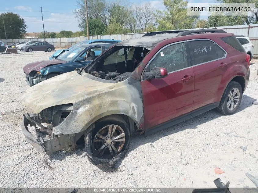 2CNFLEEC8B6364450 2011 Chevrolet Equinox 1Lt