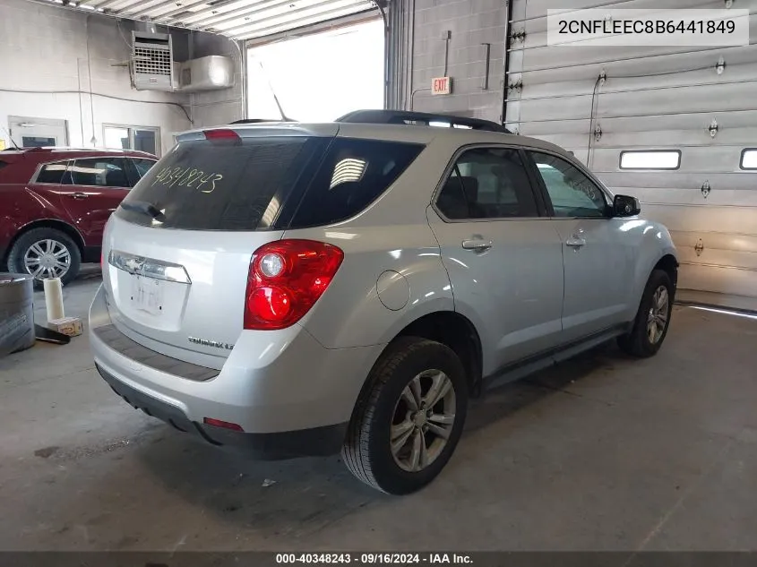 2011 Chevrolet Equinox 1Lt VIN: 2CNFLEEC8B6441849 Lot: 40348243