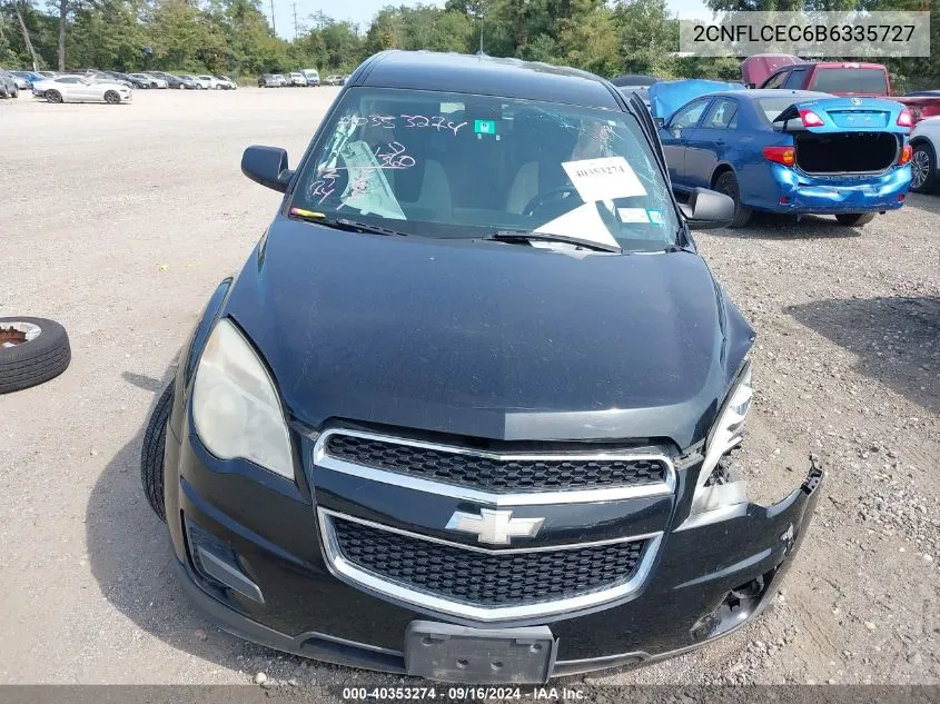 2CNFLCEC6B6335727 2011 Chevrolet Equinox Ls