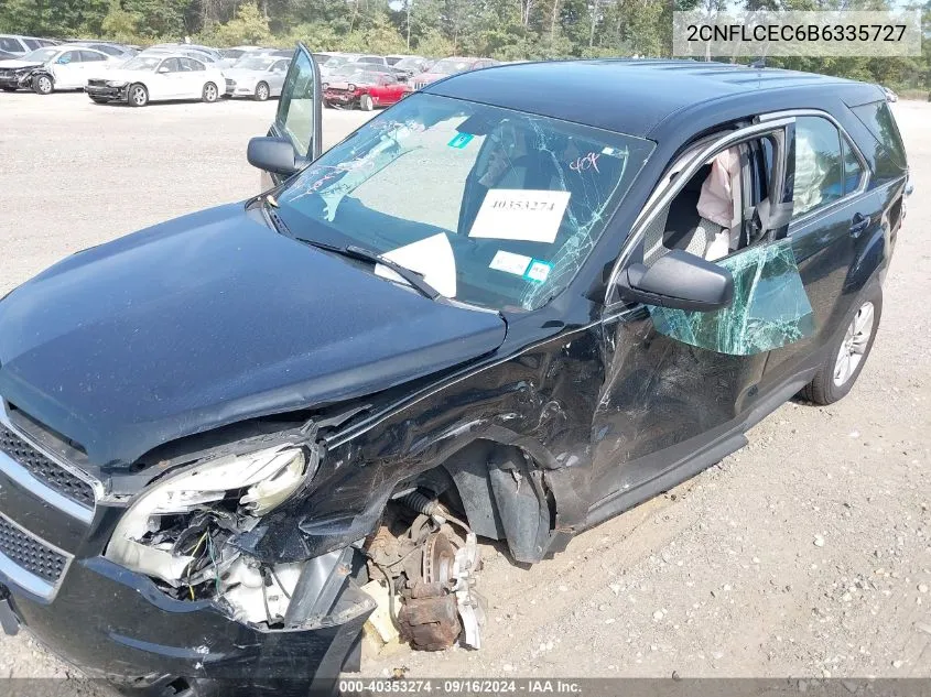 2CNFLCEC6B6335727 2011 Chevrolet Equinox Ls