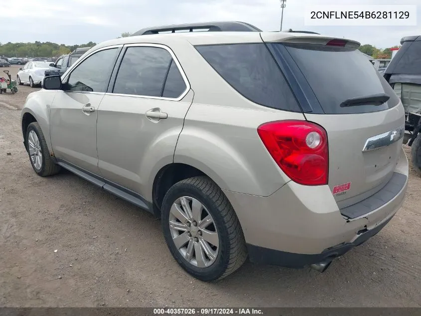 2CNFLNE54B6281129 2011 Chevrolet Equinox 2Lt