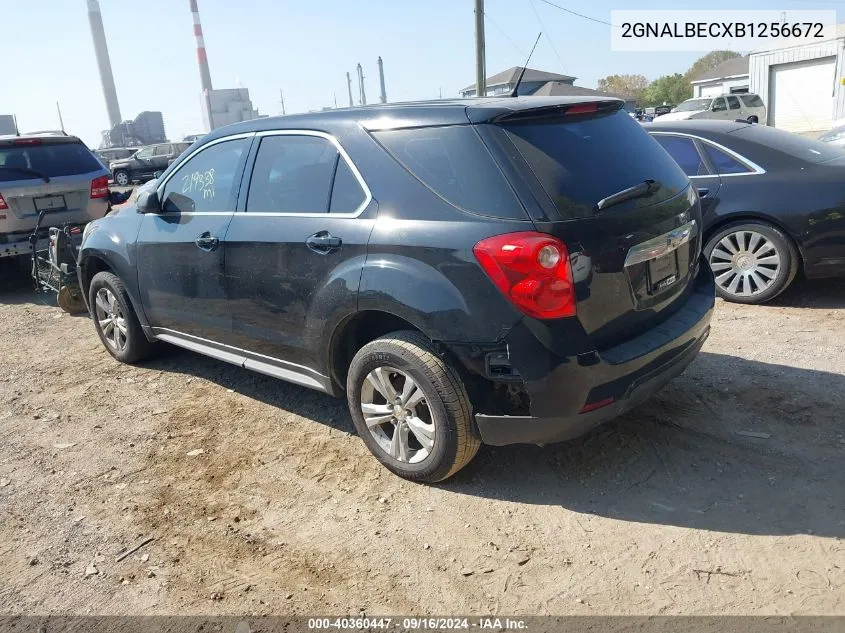 2011 Chevrolet Equinox Ls VIN: 2GNALBECXB1256672 Lot: 40360447