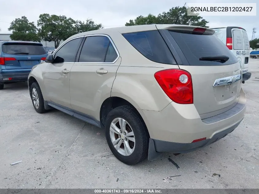 2011 Chevrolet Equinox Ls VIN: 2GNALBEC2B1202427 Lot: 40361743