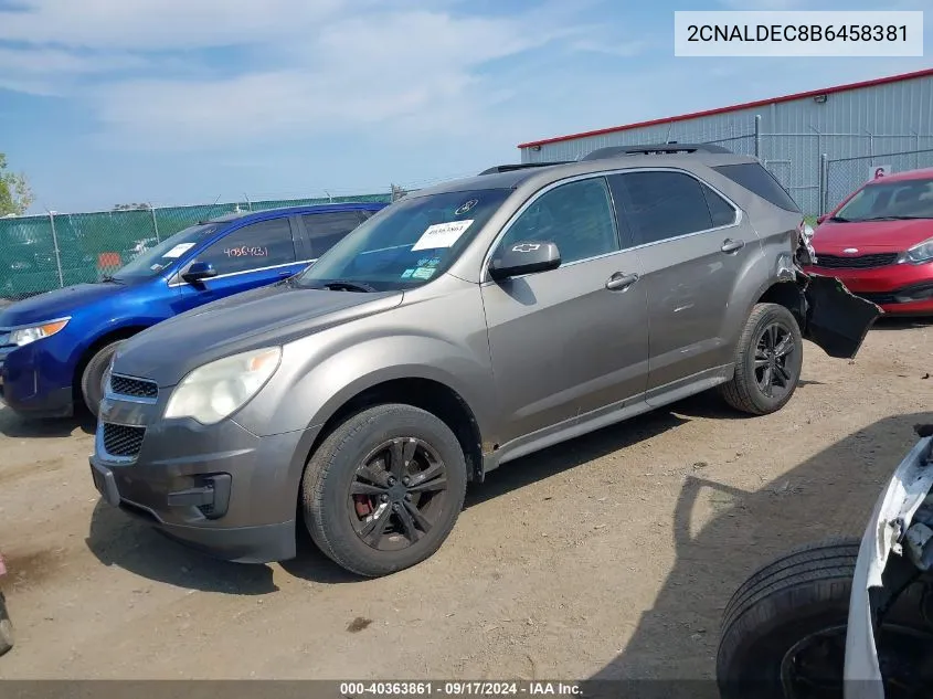 2011 Chevrolet Equinox 1Lt VIN: 2CNALDEC8B6458381 Lot: 40363861