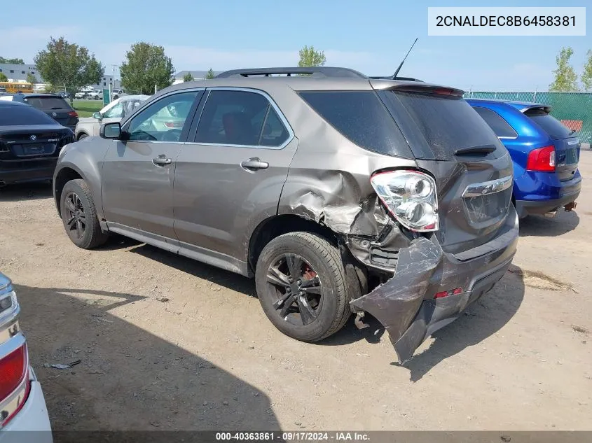 2CNALDEC8B6458381 2011 Chevrolet Equinox 1Lt