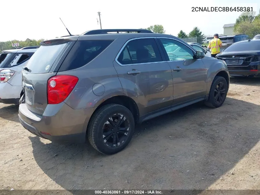 2CNALDEC8B6458381 2011 Chevrolet Equinox 1Lt