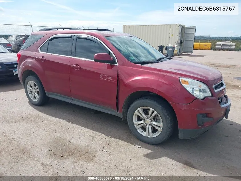 2CNALDEC6B6315767 2011 Chevrolet Equinox 1Lt