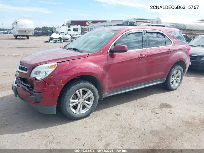 2CNALDEC6B6315767 2011 Chevrolet Equinox 1Lt