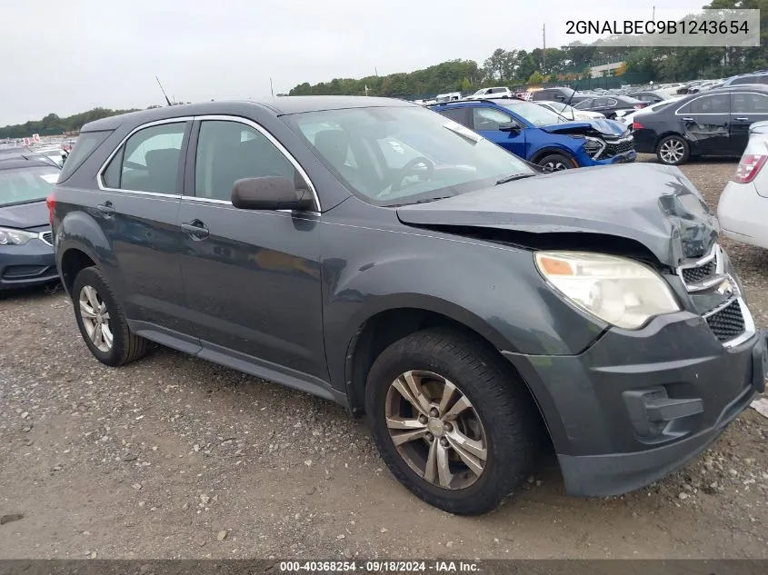 2011 Chevrolet Equinox Ls VIN: 2GNALBEC9B1243654 Lot: 40368254