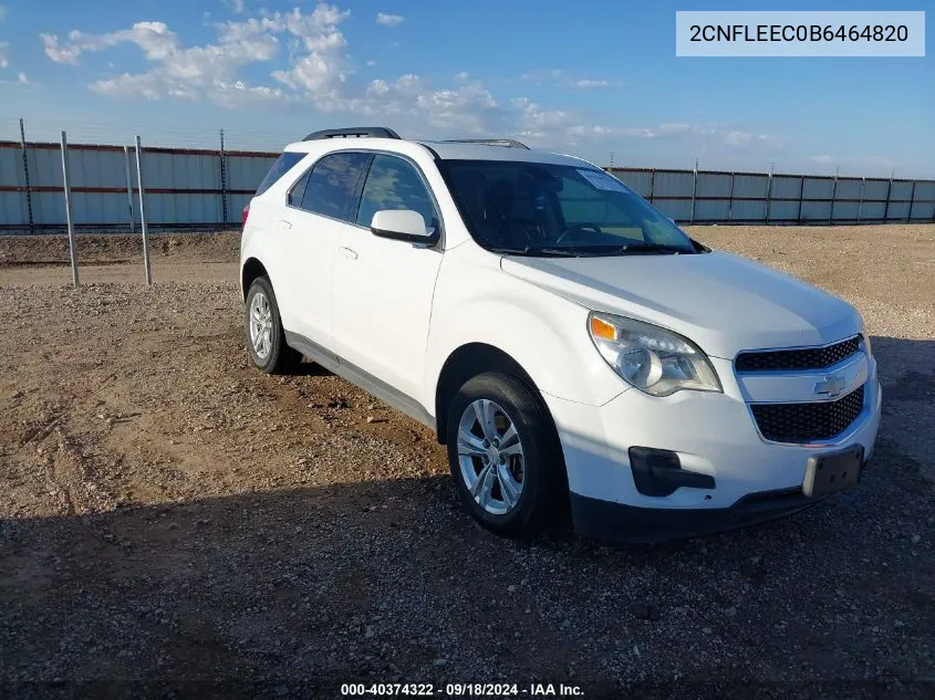 2011 Chevrolet Equinox Lt VIN: 2CNFLEEC0B6464820 Lot: 40374322