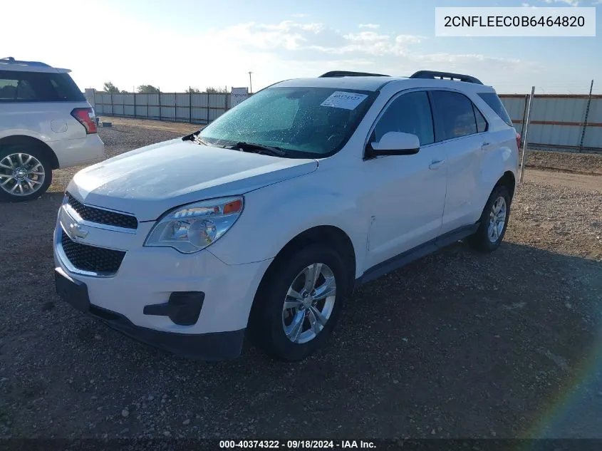 2CNFLEEC0B6464820 2011 Chevrolet Equinox Lt