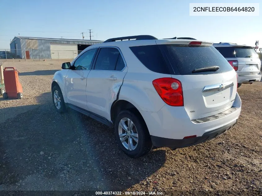 2011 Chevrolet Equinox Lt VIN: 2CNFLEEC0B6464820 Lot: 40374322