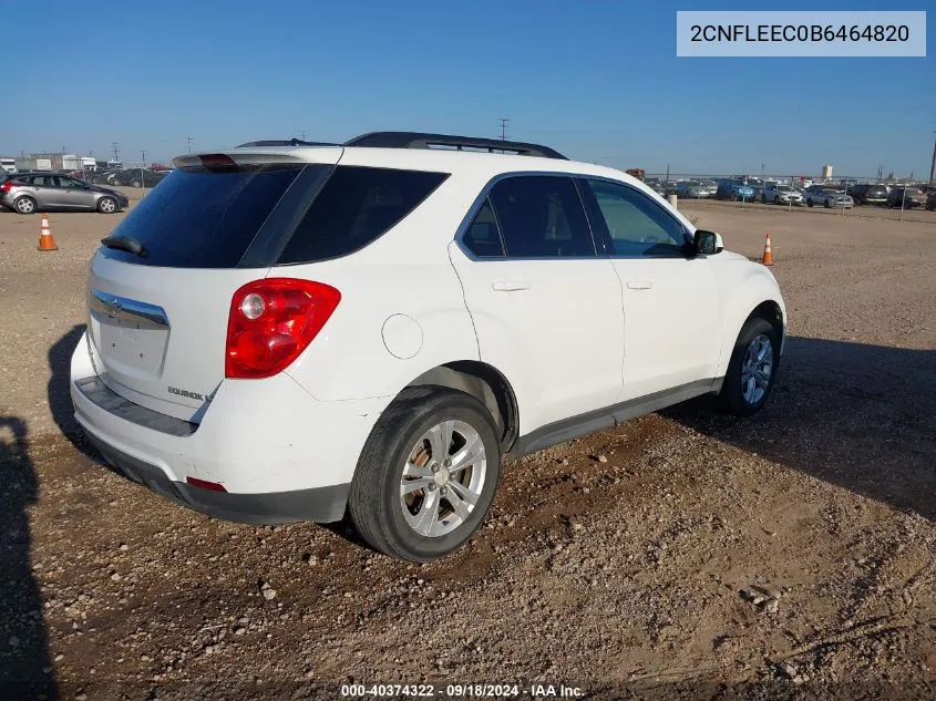 2011 Chevrolet Equinox Lt VIN: 2CNFLEEC0B6464820 Lot: 40374322