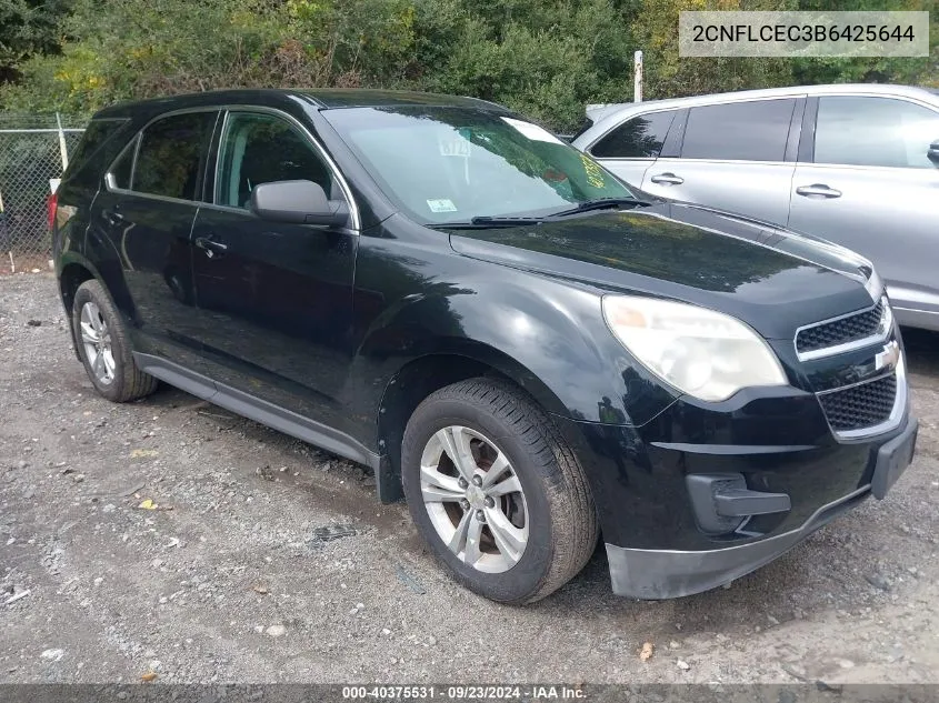 2CNFLCEC3B6425644 2011 Chevrolet Equinox Ls