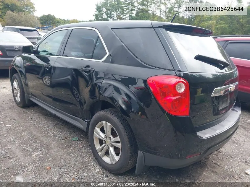 2CNFLCEC3B6425644 2011 Chevrolet Equinox Ls