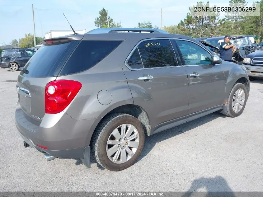 2CNFLGE58B6306299 2011 Chevrolet Equinox Ltz