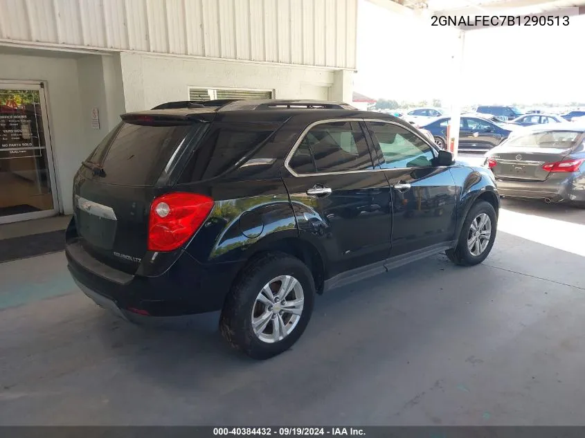 2011 Chevrolet Equinox Ltz VIN: 2GNALFEC7B1290513 Lot: 40384432