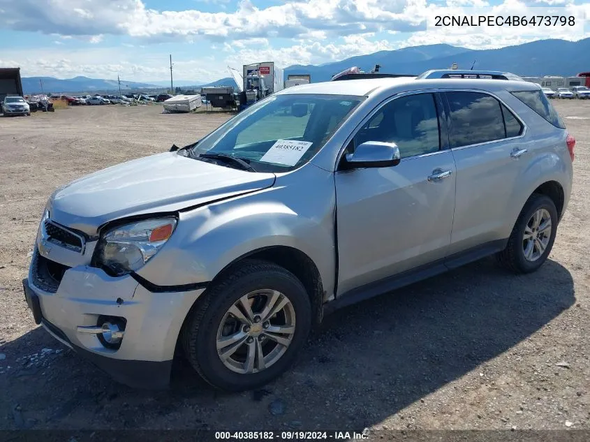 2011 Chevrolet Equinox 2Lt VIN: 2CNALPEC4B6473798 Lot: 40385182