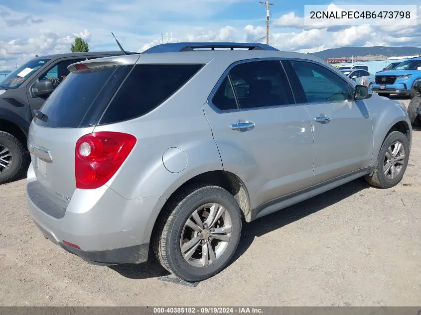 2011 Chevrolet Equinox 2Lt VIN: 2CNALPEC4B6473798 Lot: 40385182