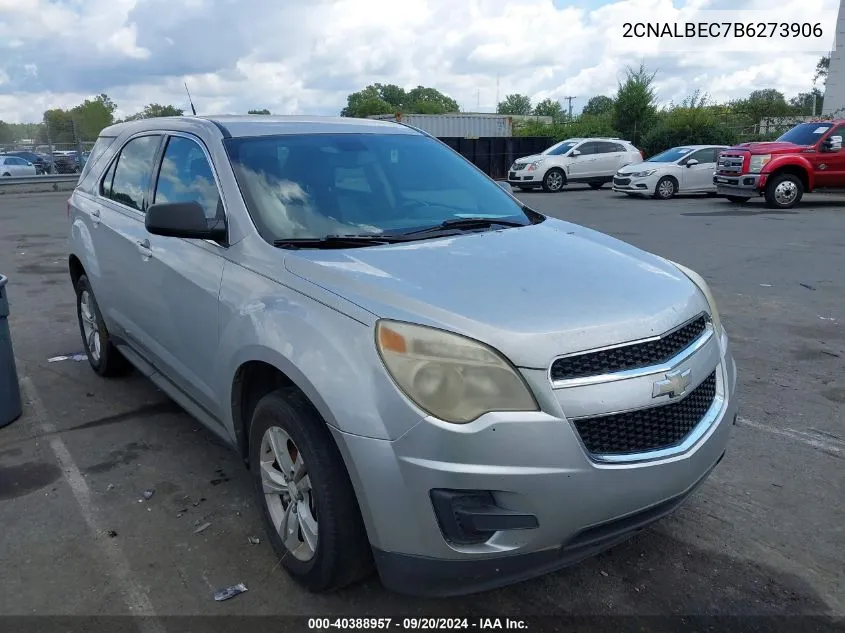 2011 Chevrolet Equinox Ls VIN: 2CNALBEC7B6273906 Lot: 40388957