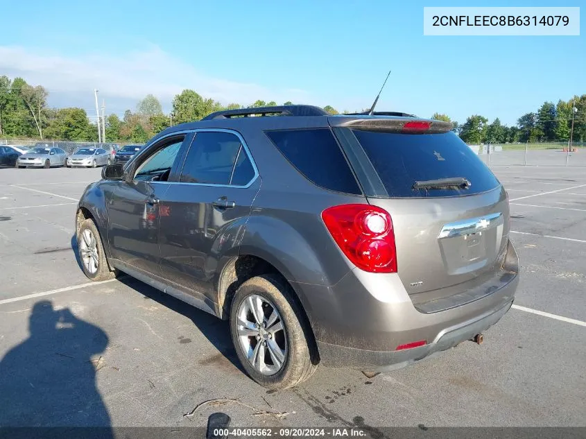 2011 Chevrolet Equinox 1Lt VIN: 2CNFLEEC8B6314079 Lot: 40405562