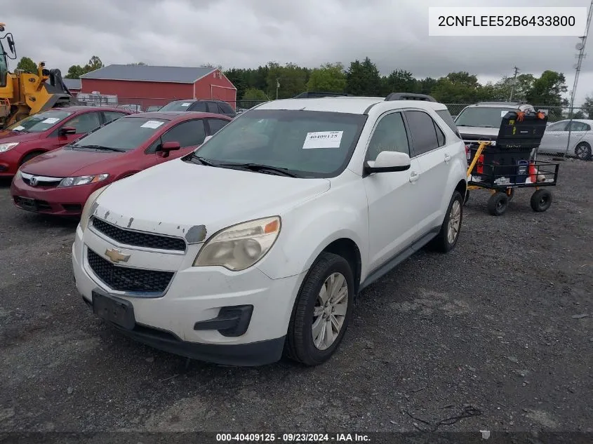 2011 Chevrolet Equinox 1Lt VIN: 2CNFLEE52B6433800 Lot: 40409125