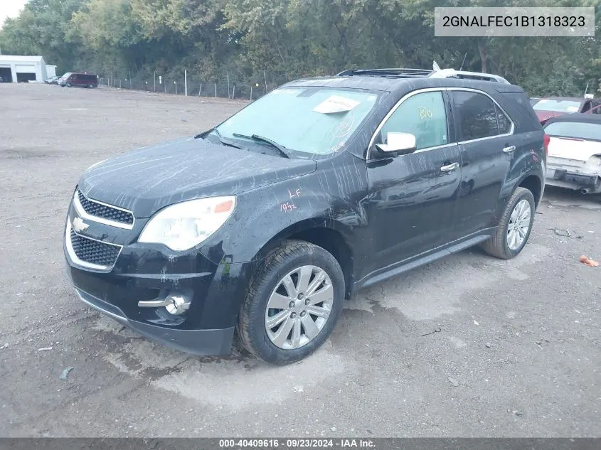 2011 Chevrolet Equinox Ltz VIN: 2GNALFEC1B1318323 Lot: 40409616