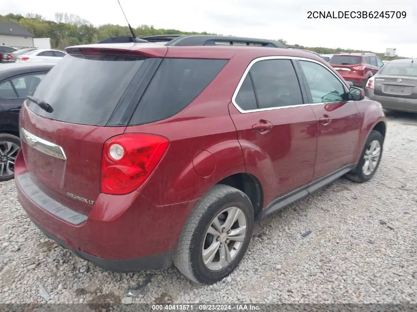 2011 Chevrolet Equinox 1Lt VIN: 2CNALDEC3B6245709 Lot: 40413571